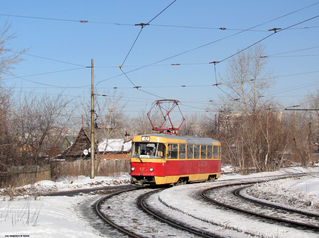 Екатеринбург, Tatra T3SU (двухдверная) № 631