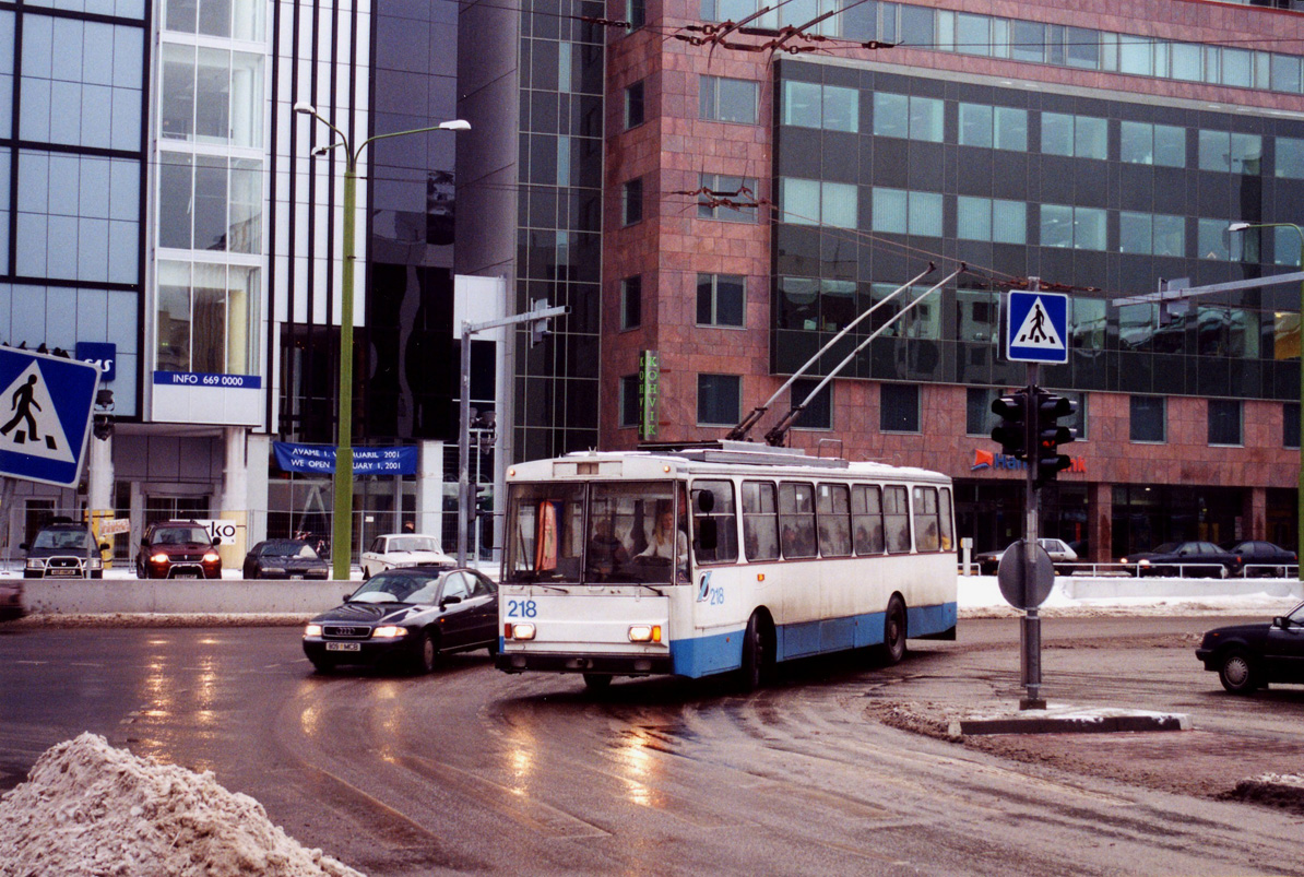 Таллин, Škoda 14Tr01 № 218