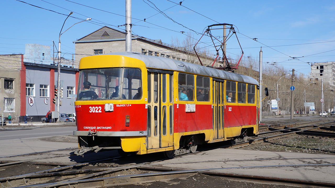 Барнаул, Tatra T3SU № 3022