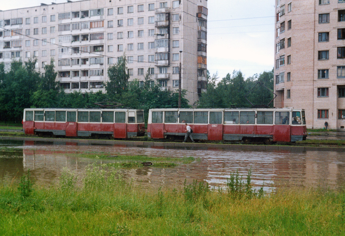 Санкт-Петербург, 71-605 (КТМ-5М3) № 0867; Санкт-Петербург, 71-605 (КТМ-5М3) № 0812