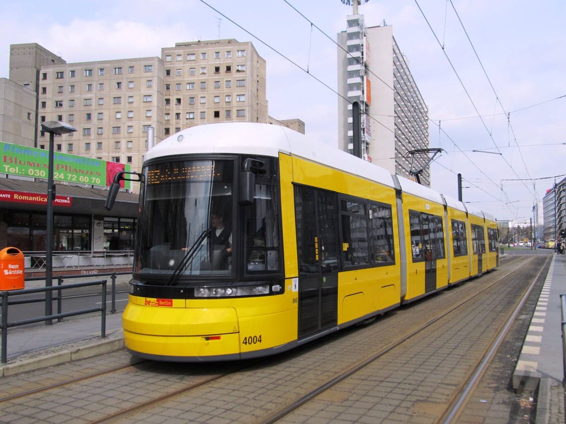 Берлин, Bombardier Flexity Berlin (GT6-08ZR/F6Z) № 4004 Берлин, Bombardier Flexity Berlin (GT6-08ZR/F6Z) № 4004