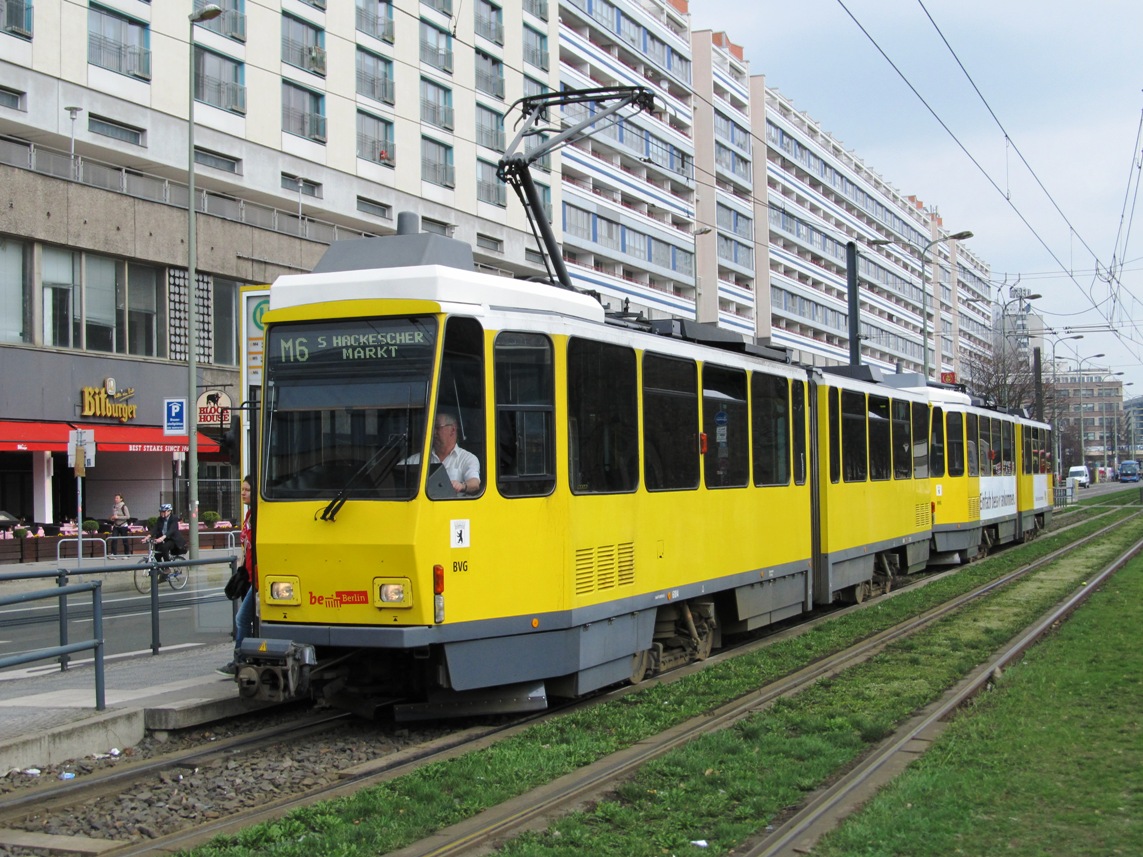 Берлин, Tatra KT4DM № 6104
