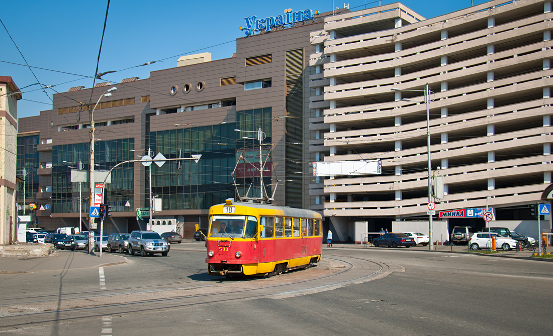 Киев, Tatra T3SU № 5831 Киев, Tatra T3SU № 5831
