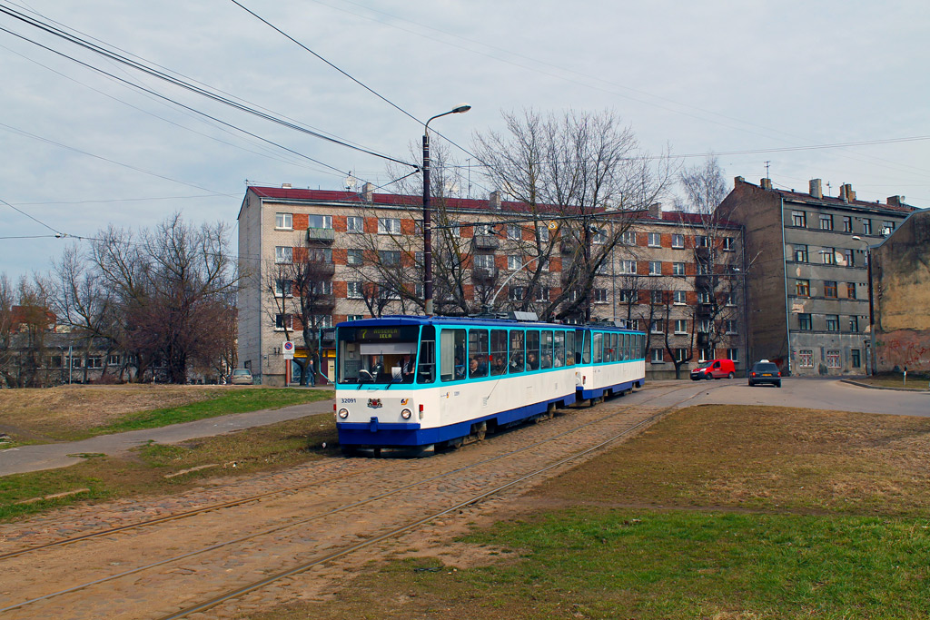 Рига, Tatra T6B5SU № 32091