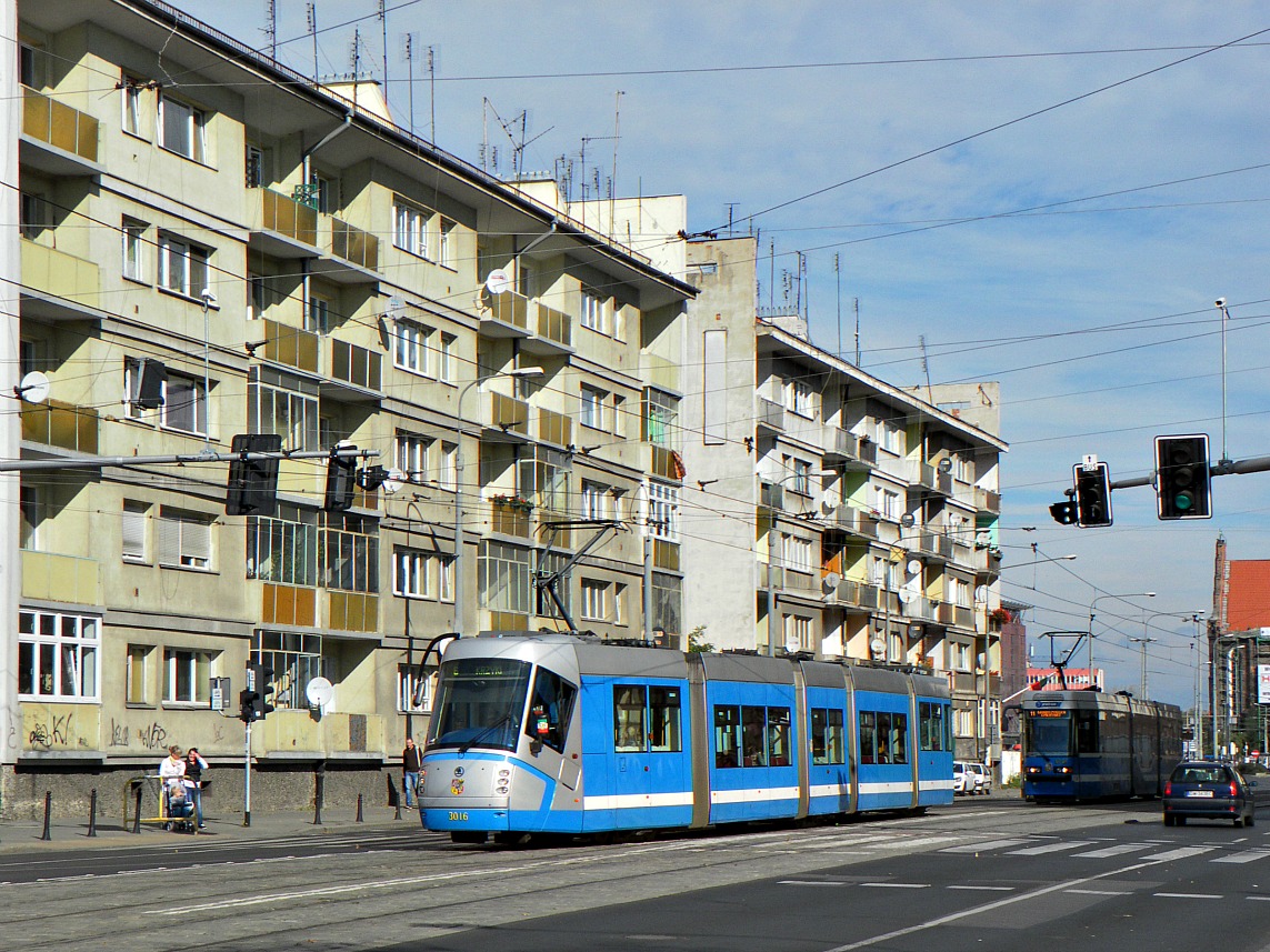 Вроцлав, Škoda 16T Elektra № 3016