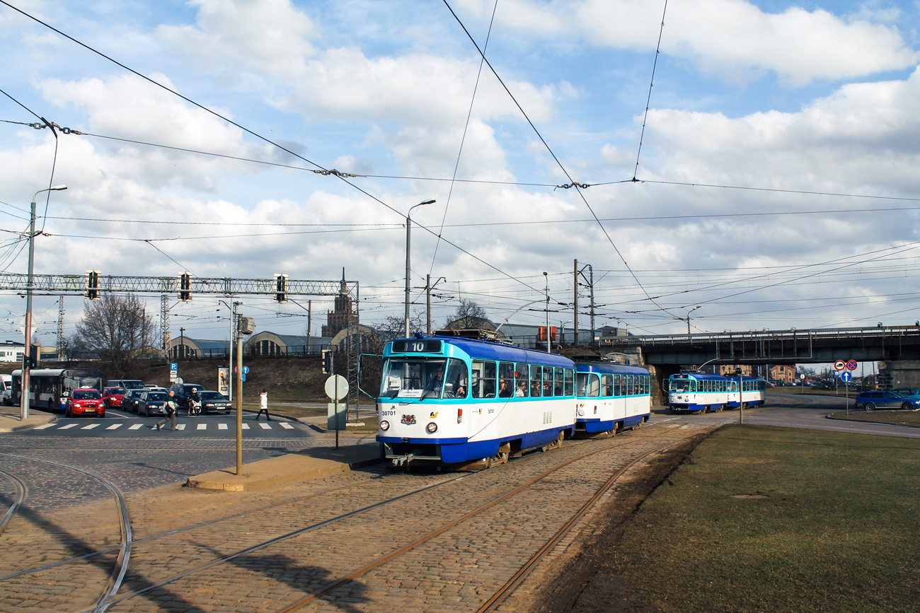 Riga, Tatra T3A N°. 30701