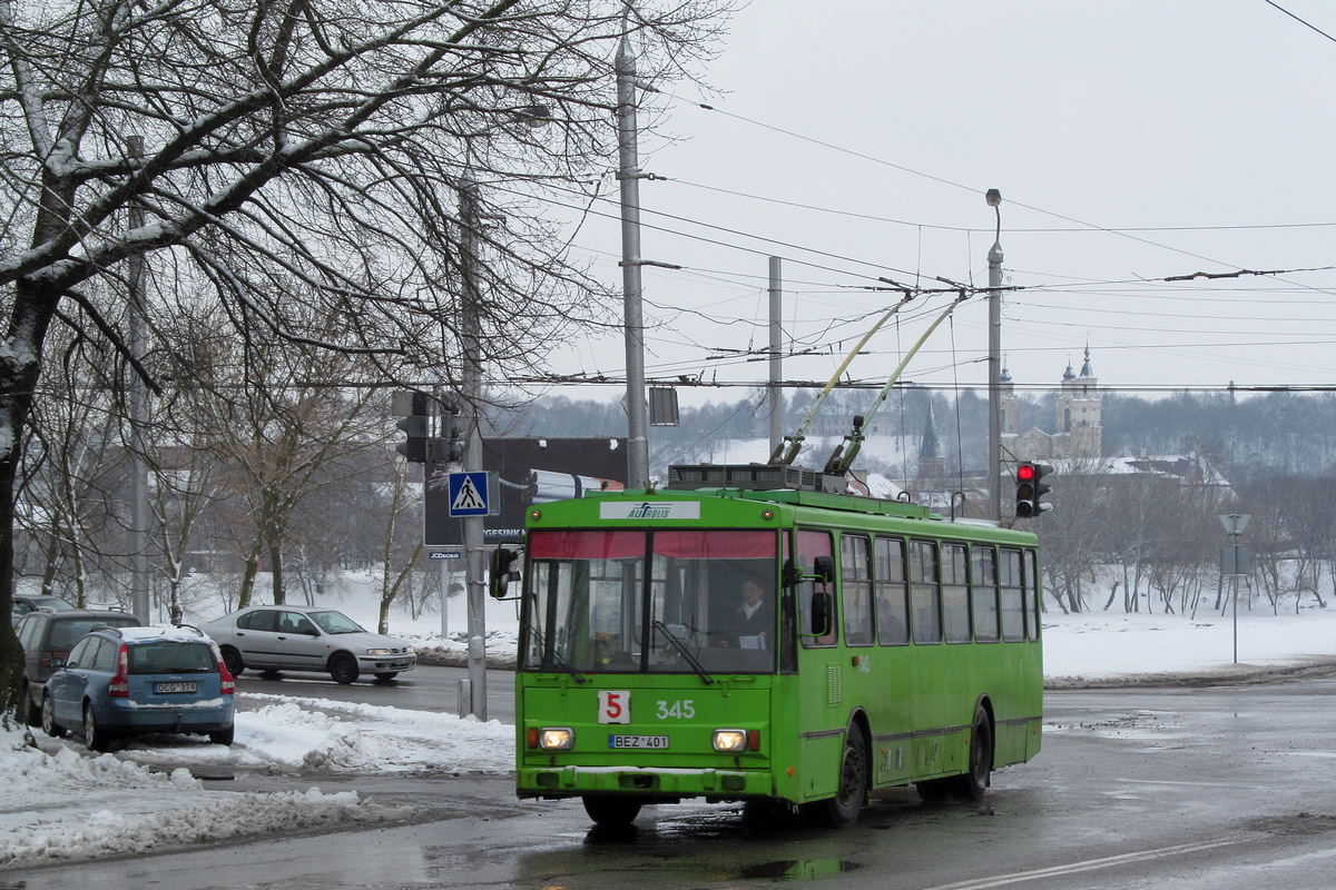 Каунас, Škoda 14Tr13/6 № 345