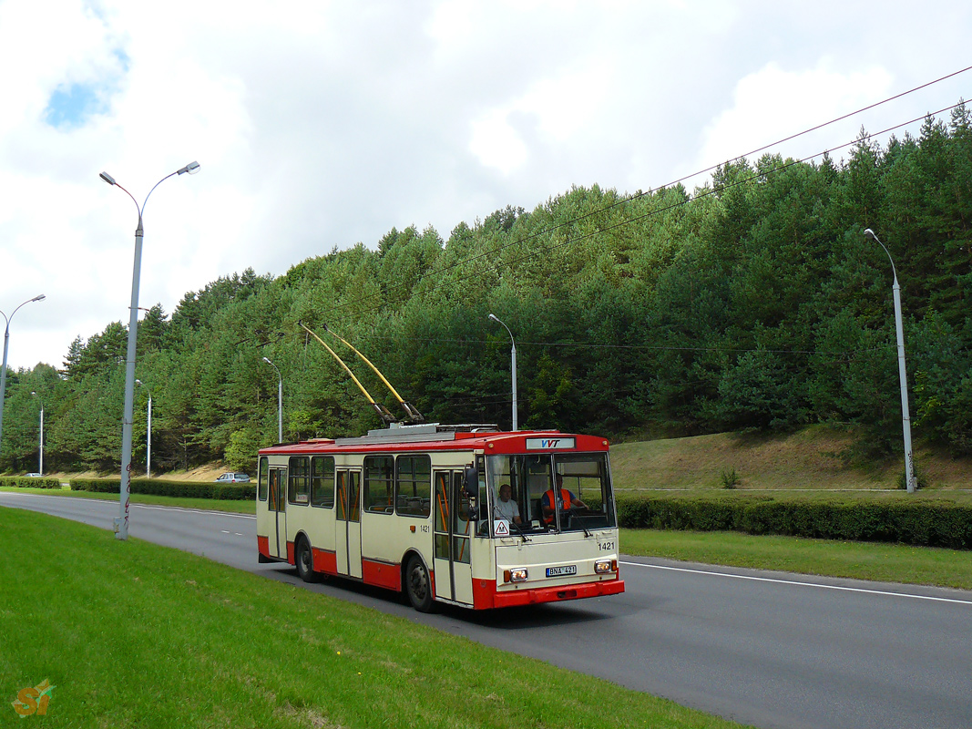 Вильнюс, Škoda 14Tr02 № 1421
