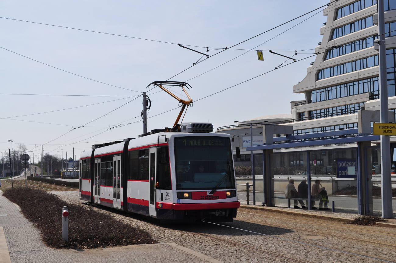 Оломоуц, Škoda 03T1 Astra № 202