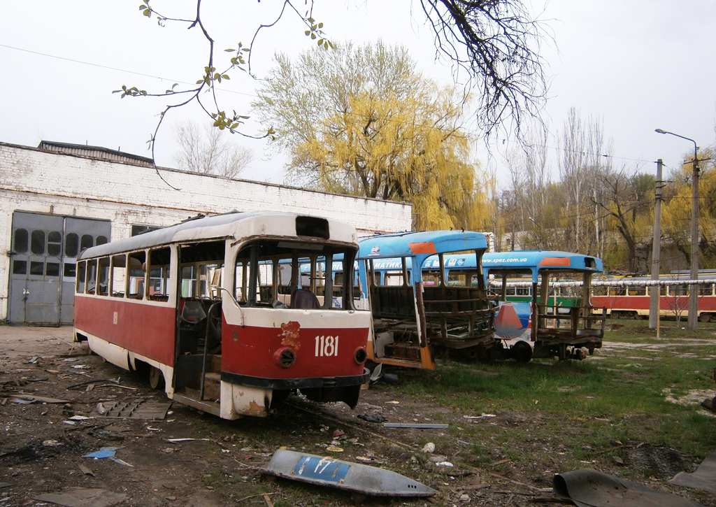 Днепр, Tatra T3SU (двухдверная) № 1181 Днепр, Tatra T3SU (двухдверная) № 1181