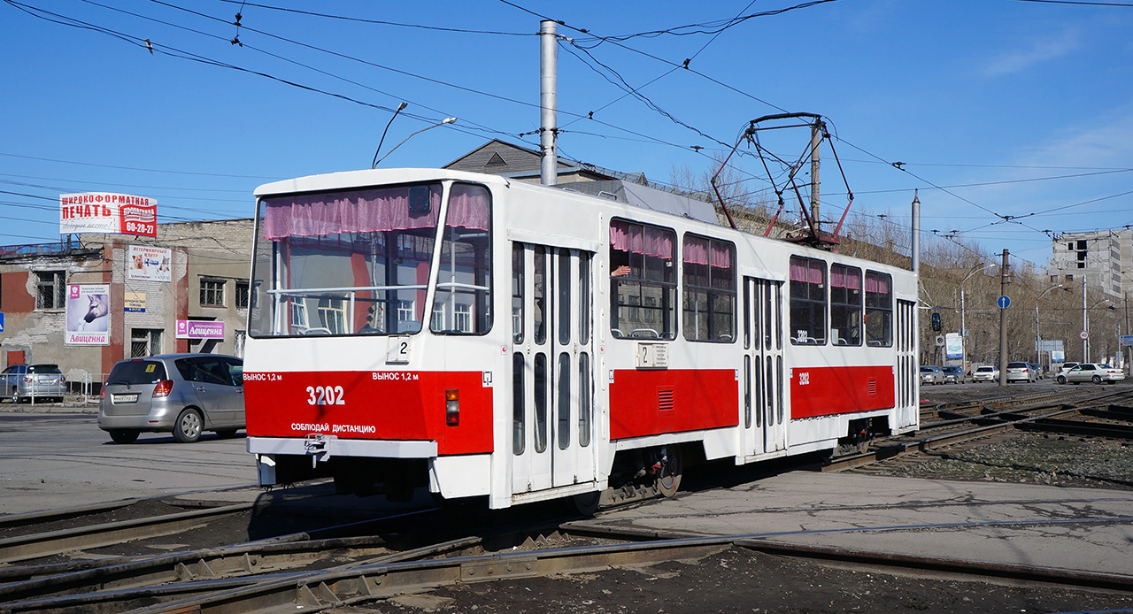 Барнаул, Tatra T6B5SU № 3202