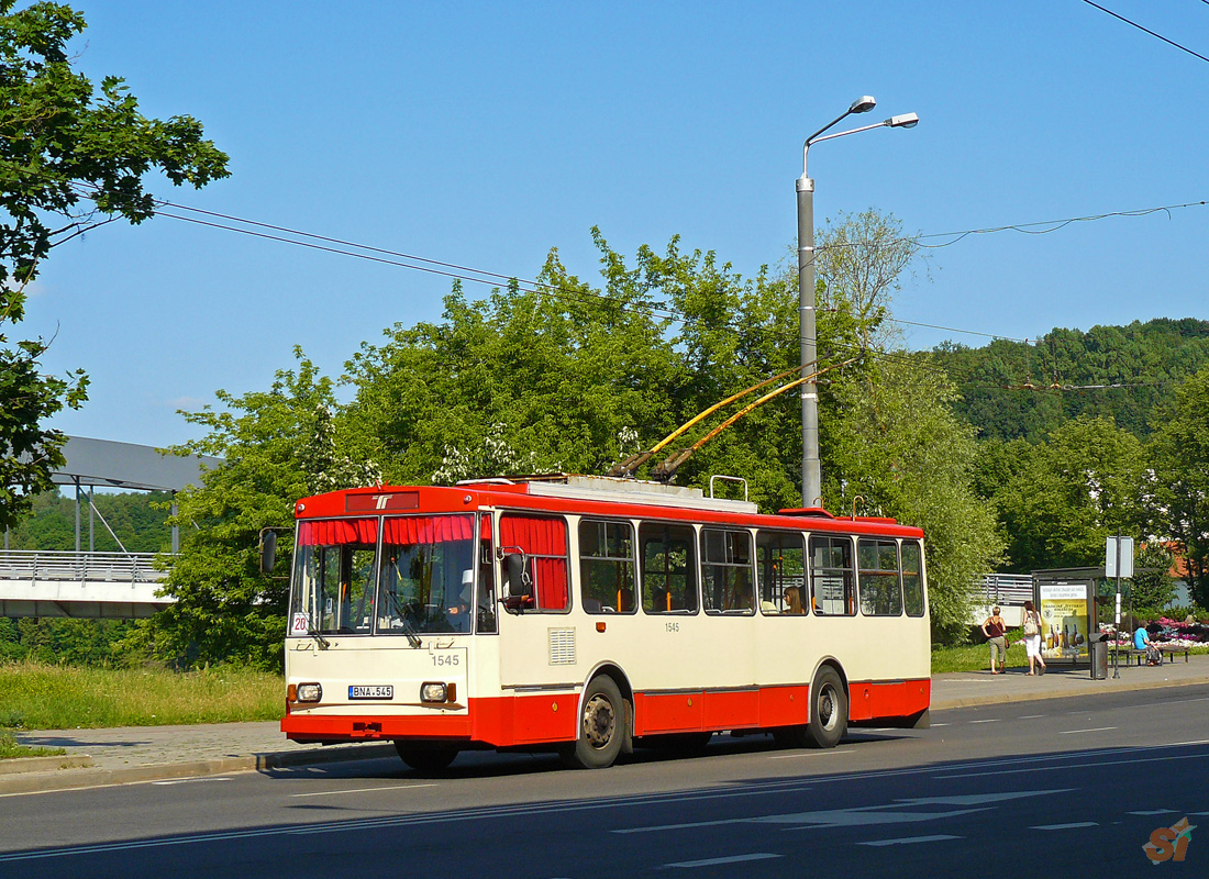 Вильнюс, Škoda 14Tr89/6 № 1545