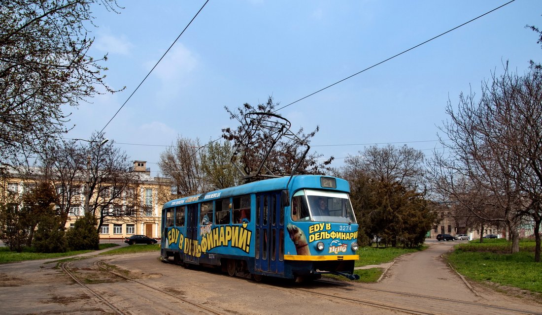 Одесса, Tatra T3R.P № 3274