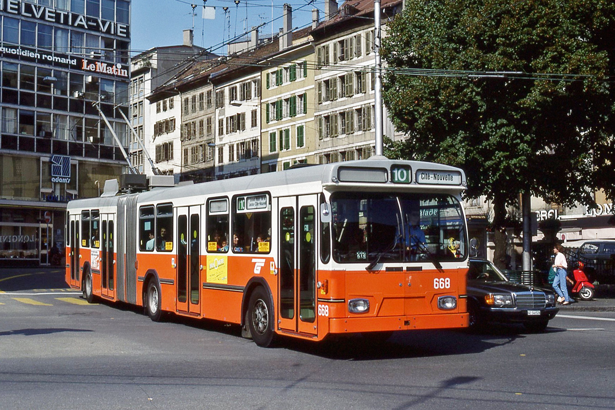 Женева, Saurer/Hess/BBC-SAAS GT 560/620-25 № 668