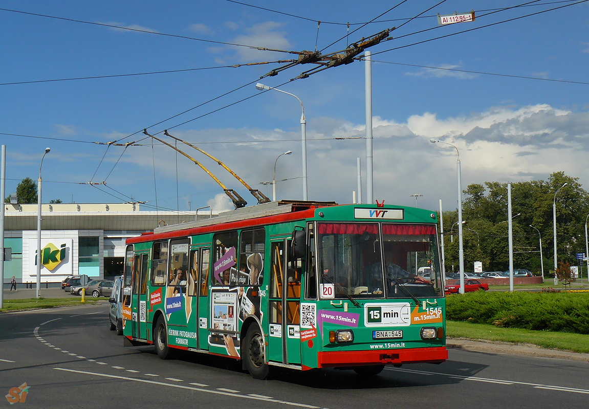 Вильнюс, Škoda 14Tr89/6 № 1545