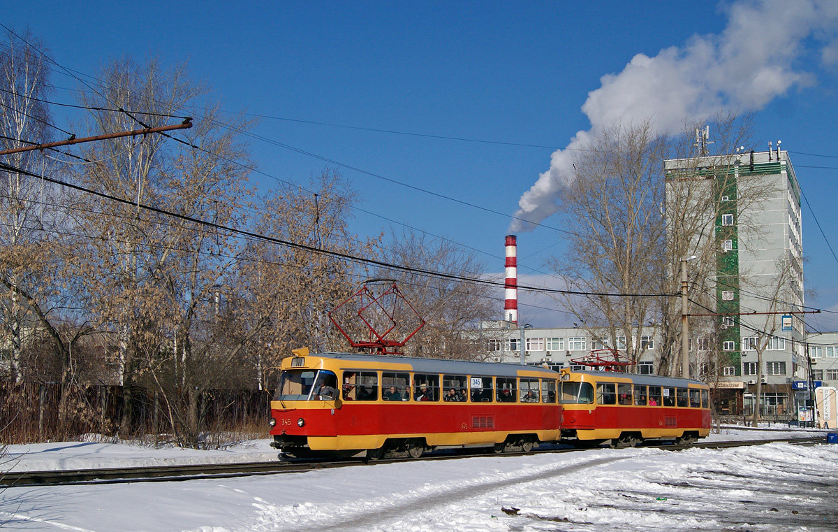 Jekaterinburg, Tatra T3SU Nr. 345