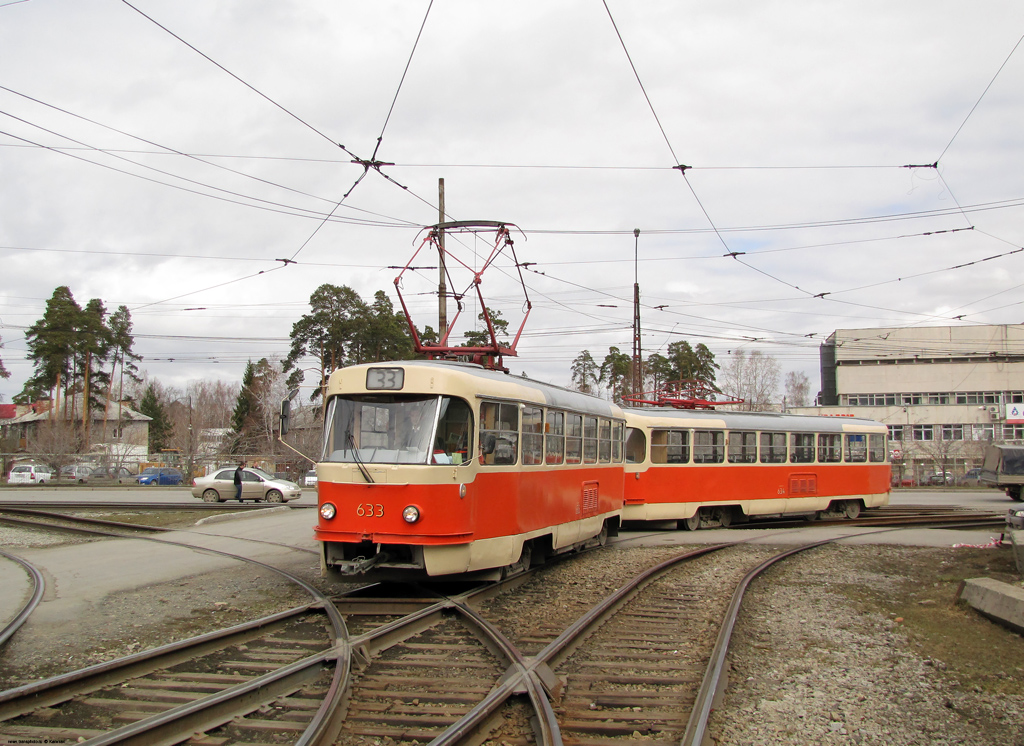 Екатеринбург, Tatra T3SU (двухдверная) № 633