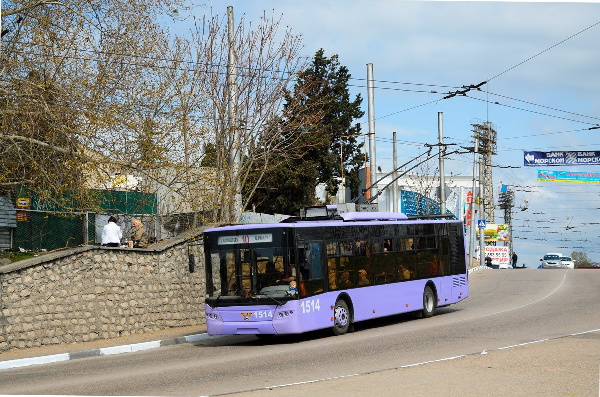 Севастопол, ЛАЗ E183A1 № 1514