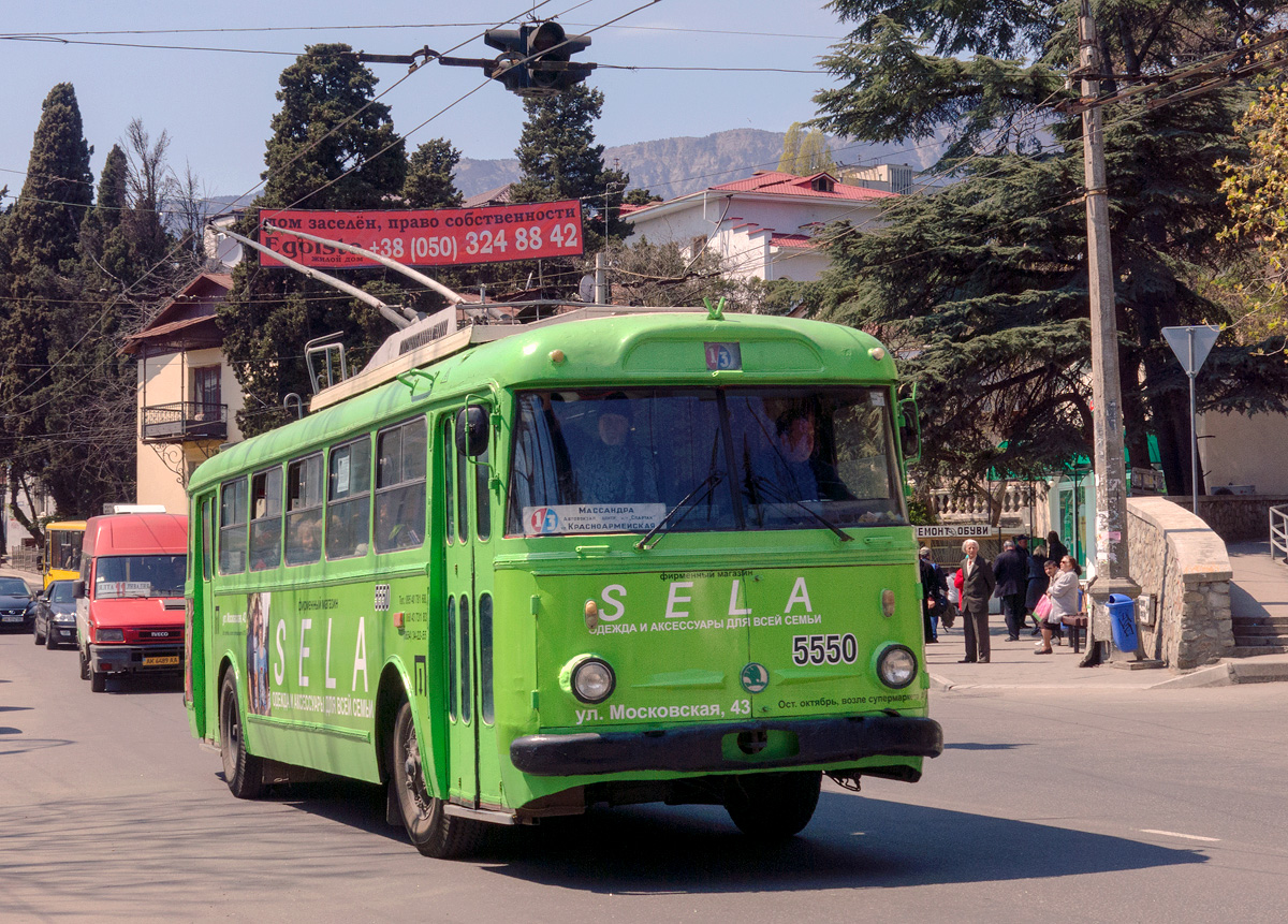 Крымский троллейбус, Škoda 9Tr21 № 5550