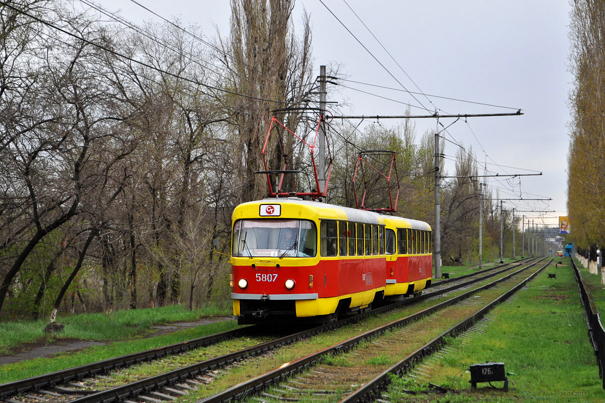 Волгоград, Tatra T3SU № 5807; Волгоград, Tatra T3SU № 5808