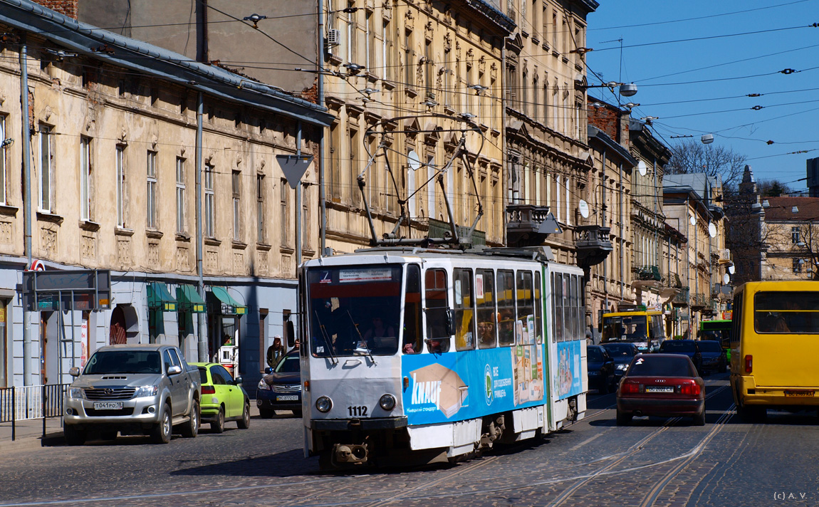 Львов, Tatra KT4SU № 1112