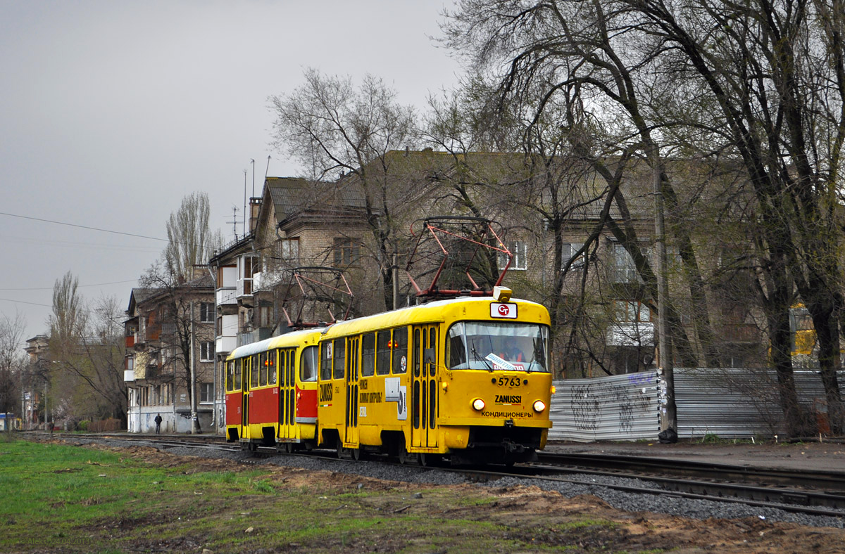 Волгоград, Tatra T3SU № 5763; Волгоград, Tatra T3SU № 5764