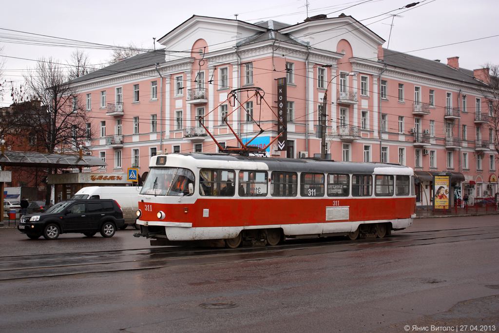 Тверь, Tatra T3SU № 311; Тверь — ДТП и происшествия Тверь, Tatra T3SU № 311; Тверь — ДТП и происшествия