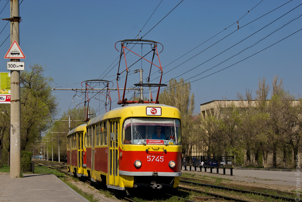 Volgograd, Tatra T3SU № 5745; Volgograd, Tatra T3SU № 5746