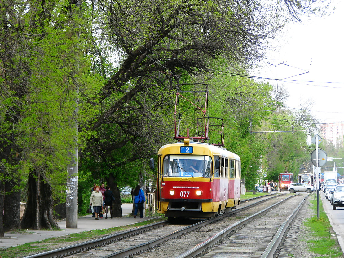 Краснодар, Tatra T3SU № 077