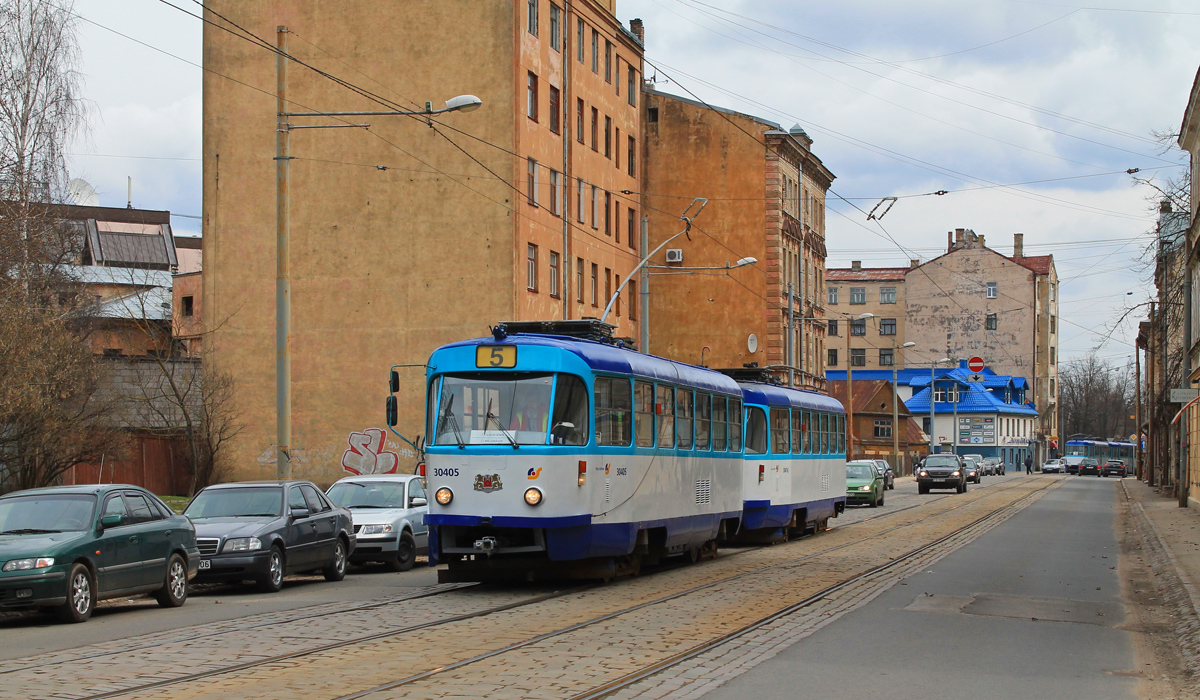 Рига, Tatra T3A № 30405