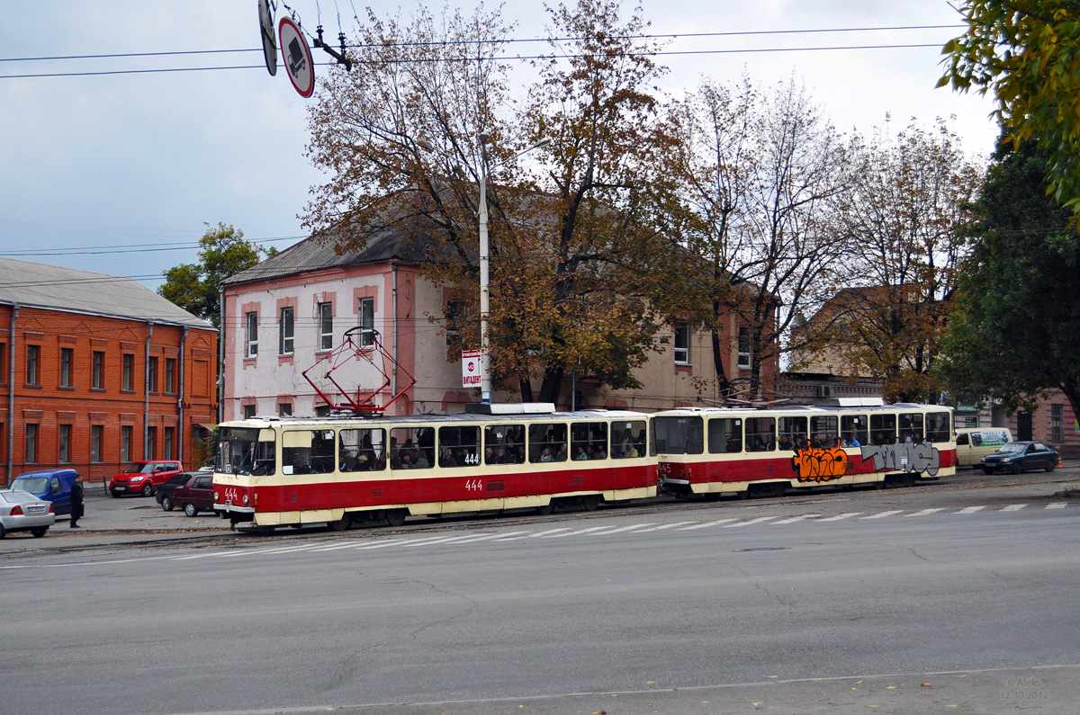 Запорожье, Tatra T6B5SU № 444