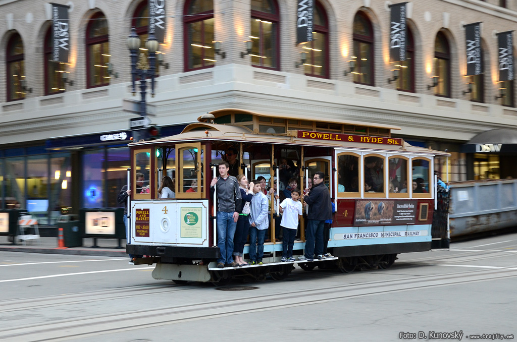 Сан-Франциско, область залива, Muni cable car № 4