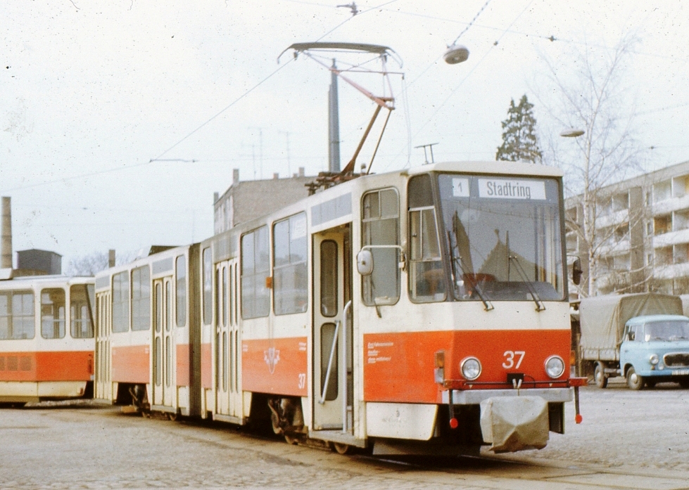 Котбус, Tatra KT4D № 37; Котбус — Старые фотографии