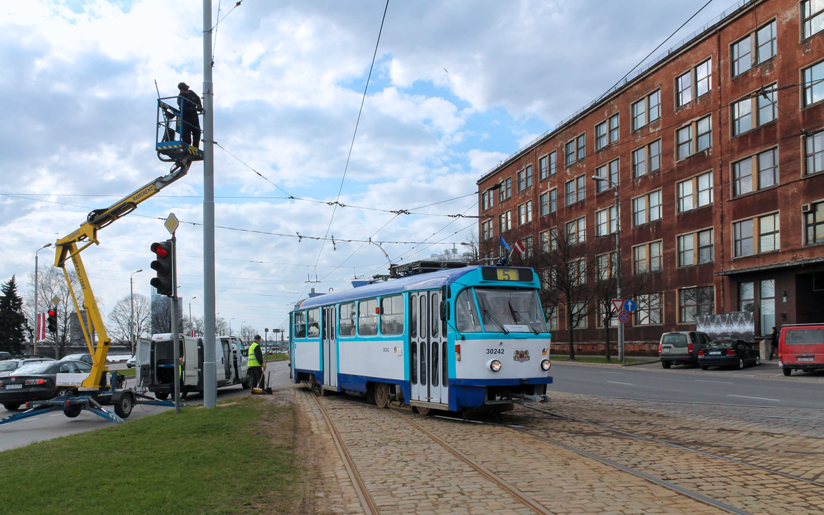 Рига, Tatra T3A № 30242