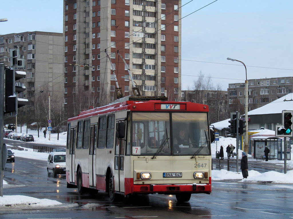 Вильнюс, Škoda 14Tr13/6 № 2647