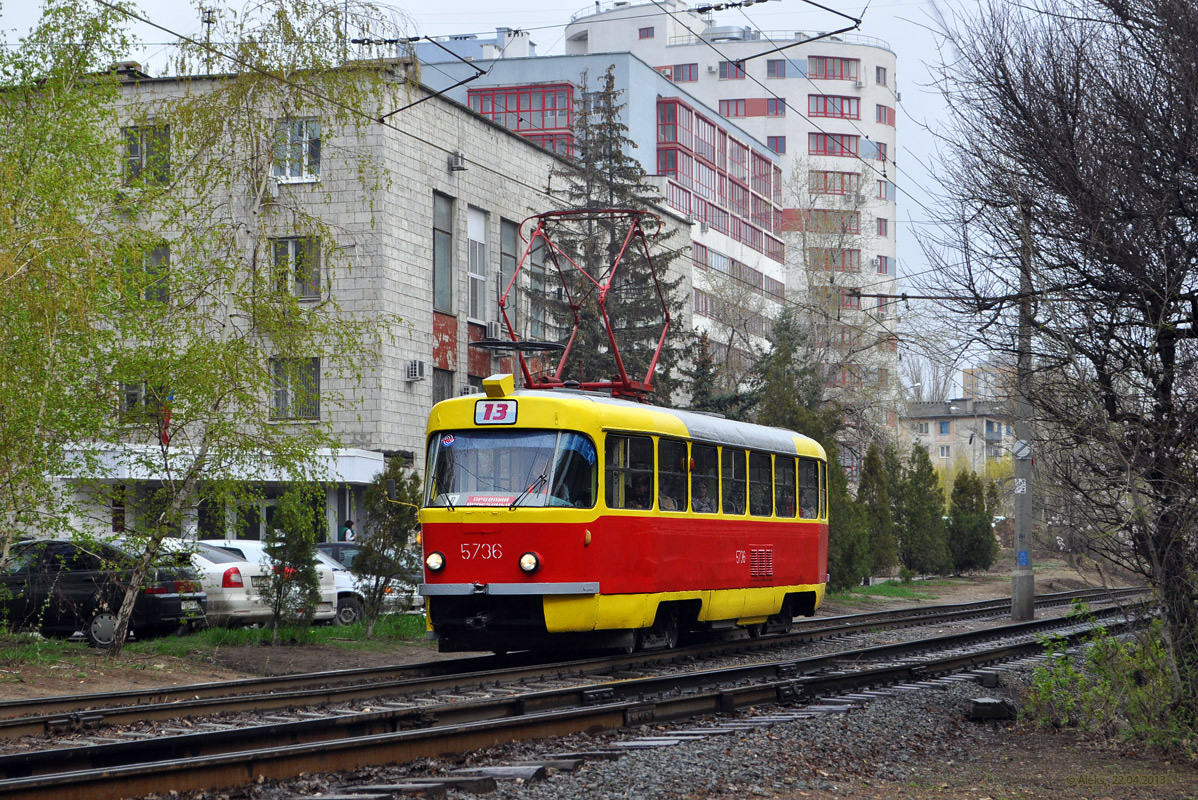 Волгоград, Tatra T3SU № 5736