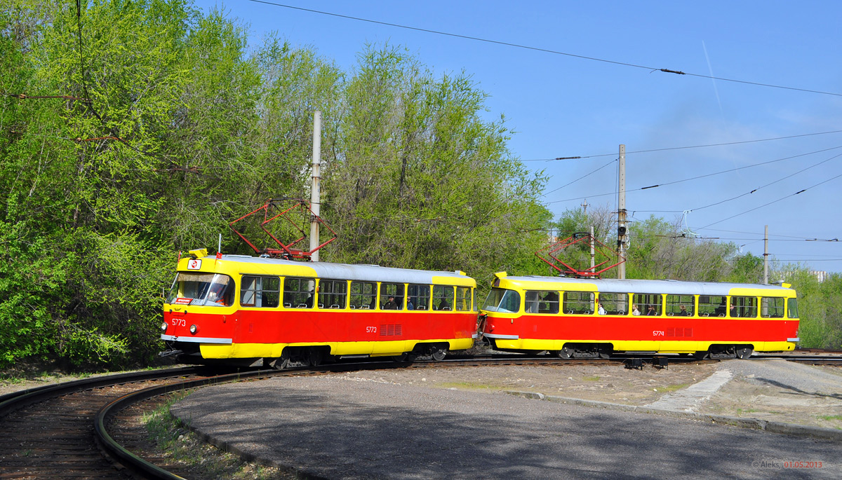 Волгоград, Tatra T3SU № 5773; Волгоград, Tatra T3SU № 5774