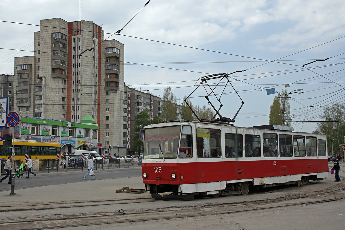 Липецк, Tatra T6B5SU № 105
