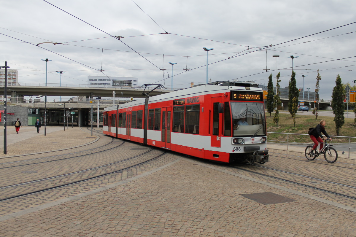 Галле, Duewag MGT6D № 608