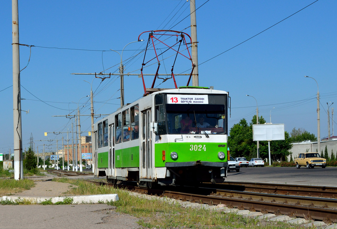 Ташкент, Tatra T6B5SU № 3024