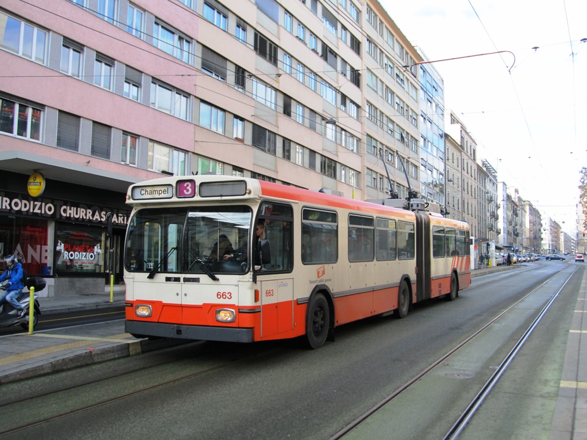 Женева, Saurer/Hess/BBC-SAAS GT 560/620-25 № 663