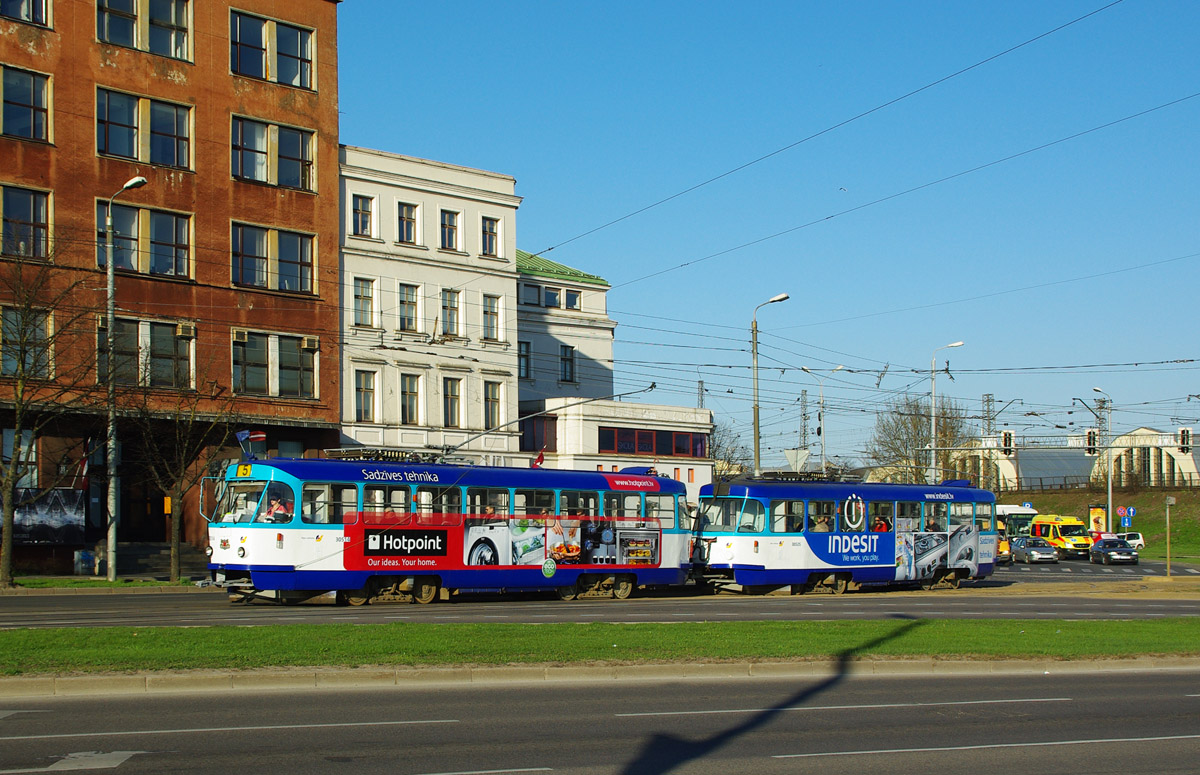 Рига, Tatra T3A № 30514; Рига, Tatra T3A № 30525