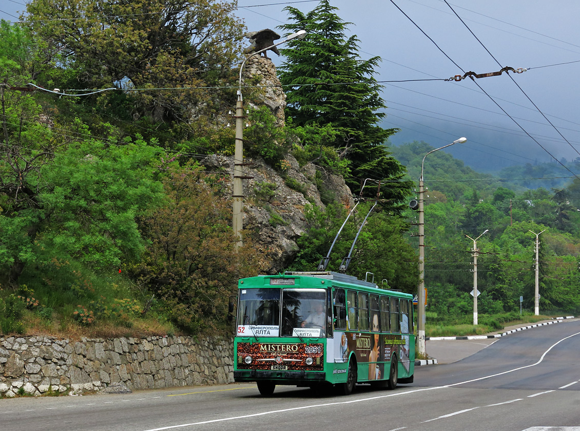 Крымский троллейбус, Škoda 14Tr02/6 № 2051