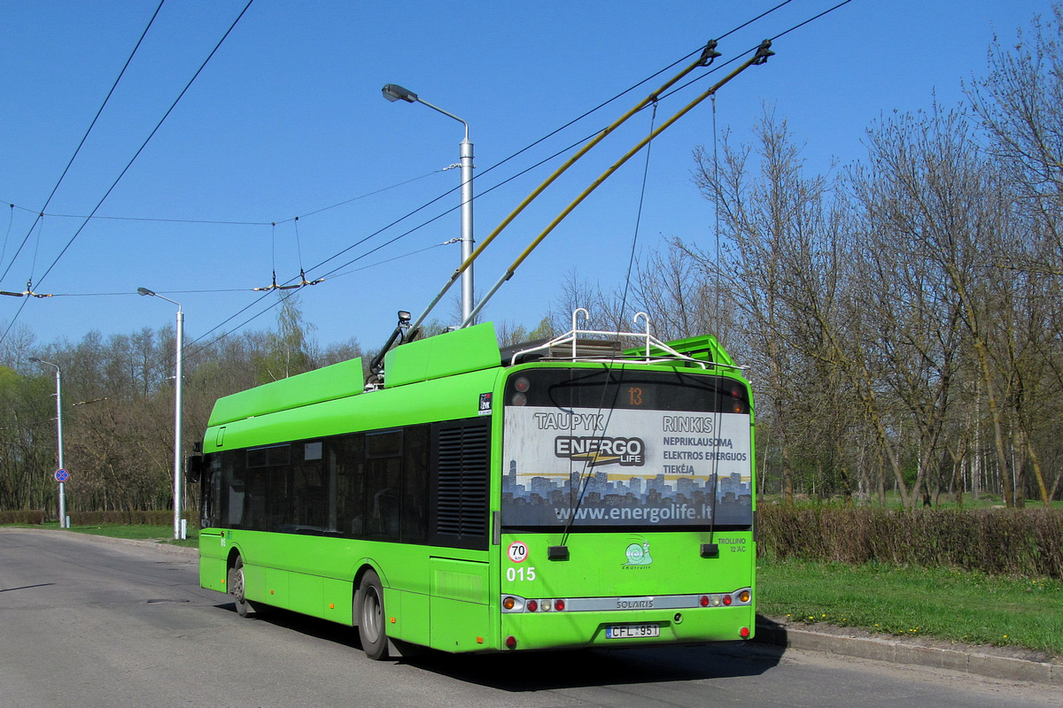Каунас, Solaris Trollino III 12 AC № 015