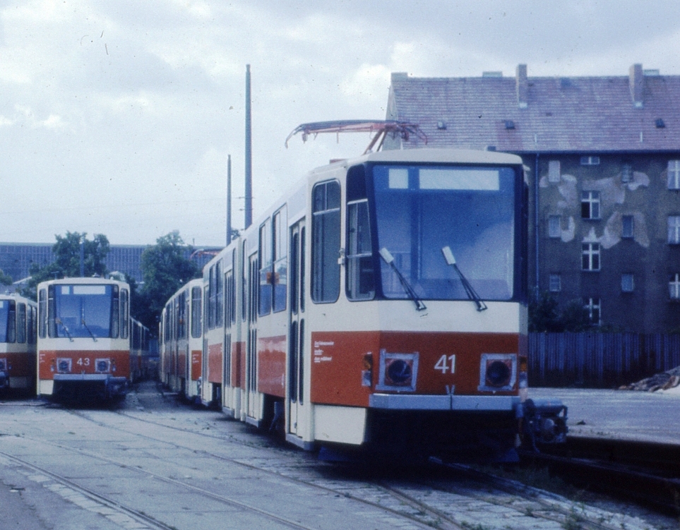 Cottbus, Tatra KT4D N°. 41; Cottbus — Old photos