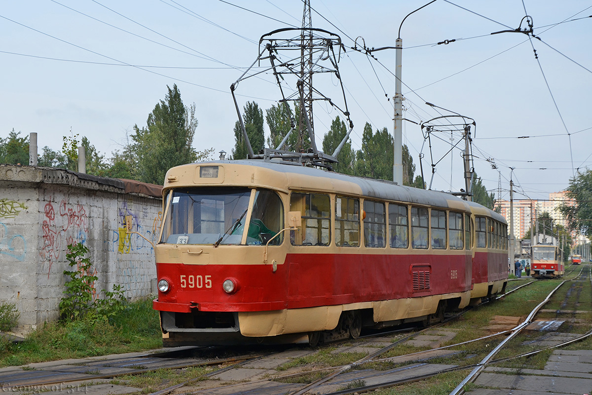 Киев, Tatra T3SU (двухдверная) № 5905