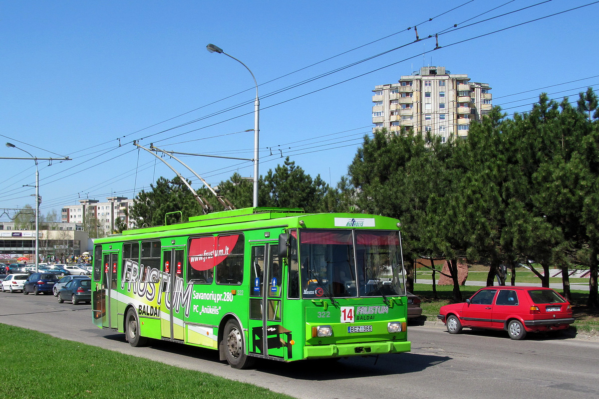 Каунас, Škoda 14Tr11/6 № 322