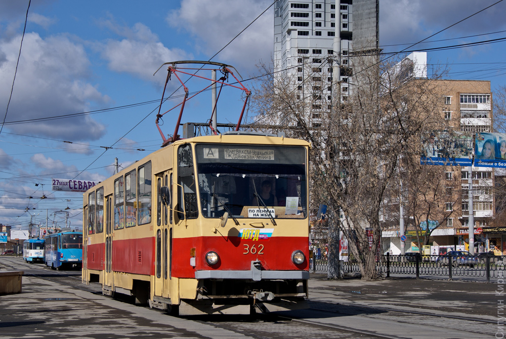 Екатеринбург, Tatra T6B5SU № 362