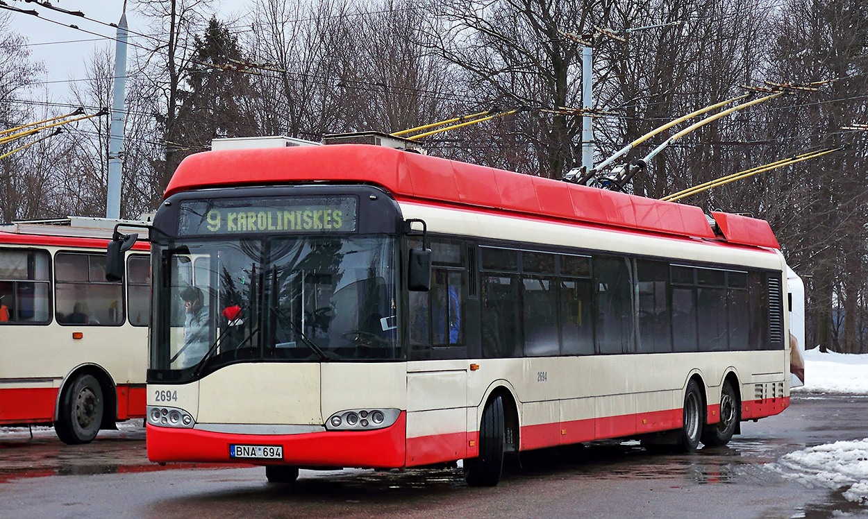 Вильнюс, Solaris Trollino II 15 AC № 2694