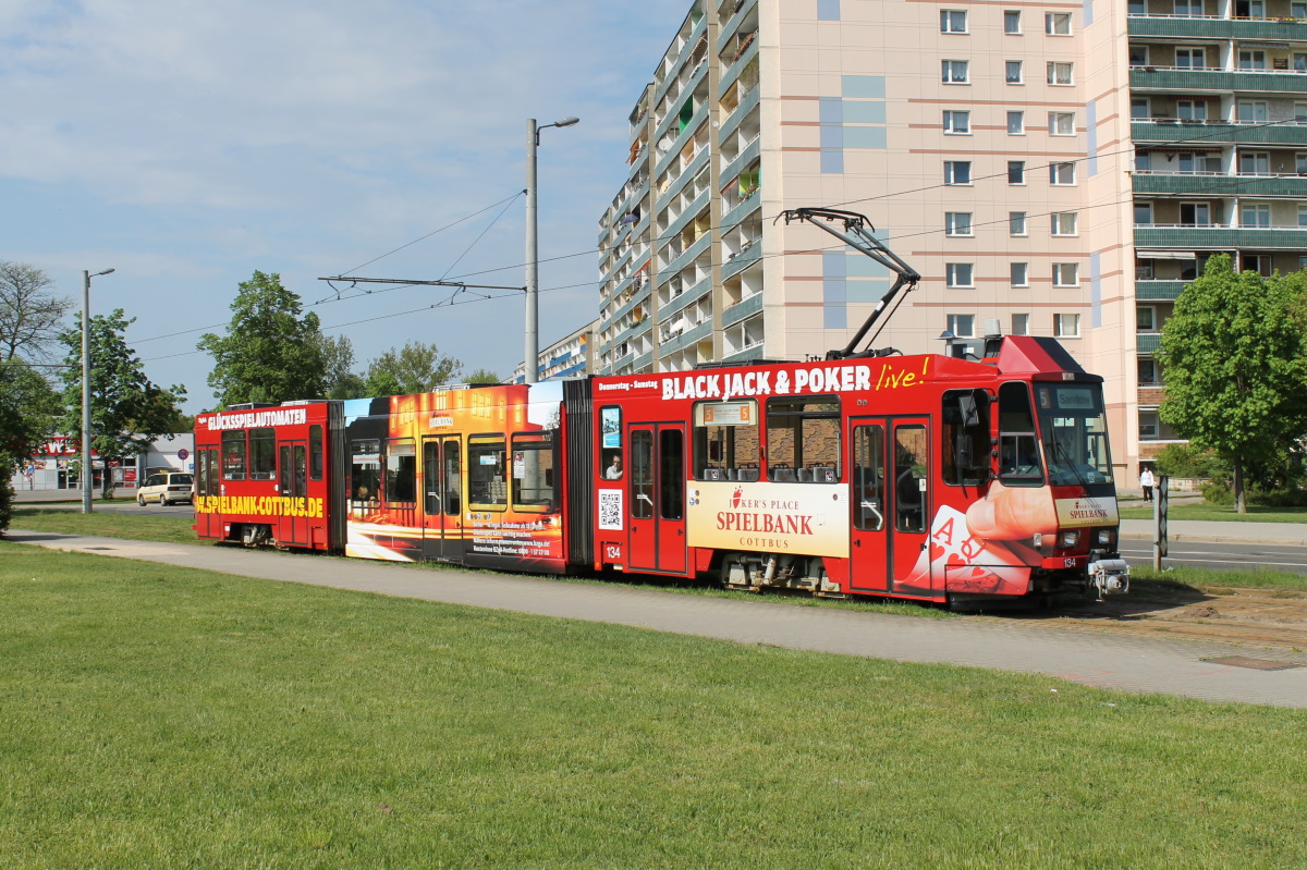 Котбус, Tatra KTNF6 № 134